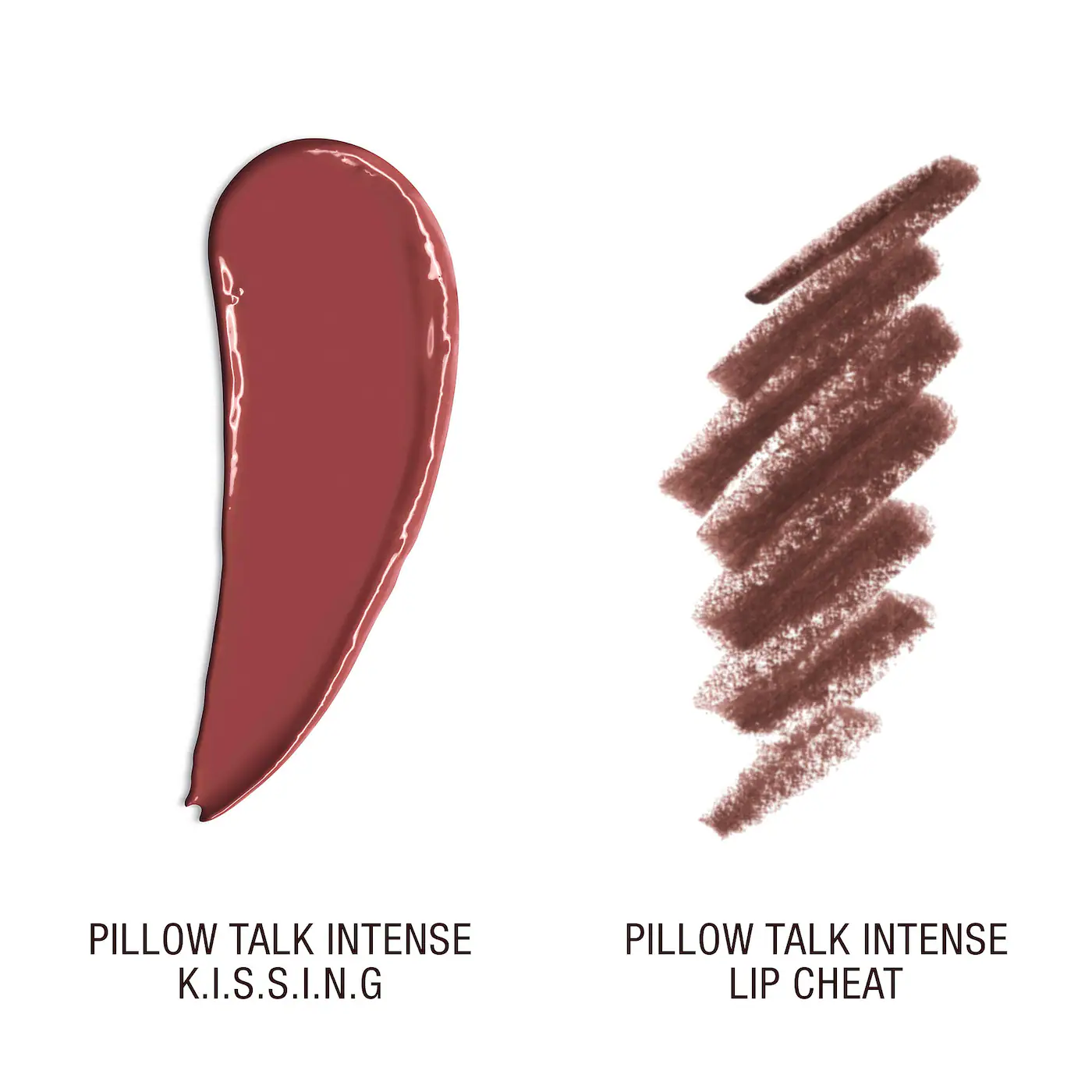 Charlotte Tilbury MINI Pillow Talk Lipstick & Liner Set - Color: Pillow Talk Deep - berry rose Satin