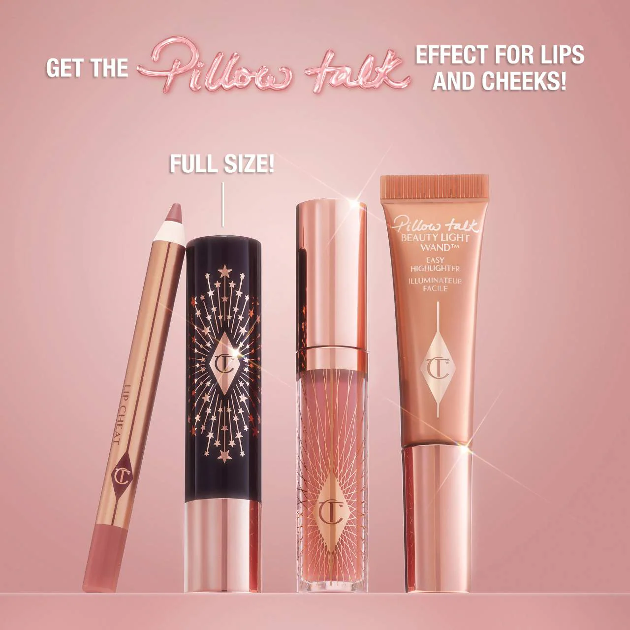 Charlotte Tilbury  Pillow Talk Iconic Lip and Cheek Secrets Set Color: Medium