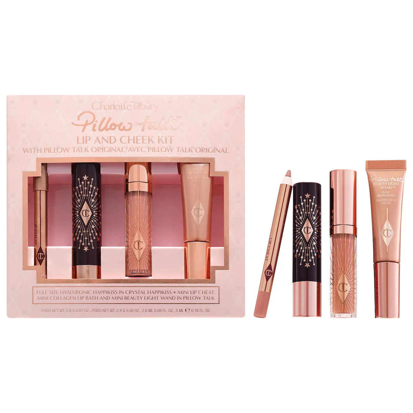 Charlotte Tilbury  Pillow Talk Iconic Lip and Cheek Secrets Set Color: Original