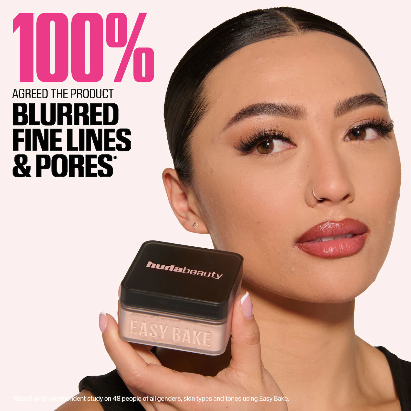 HUDA BEAUTY  Easy Bake Blurring Loose Baking & Setting Powder Color: Cupcake