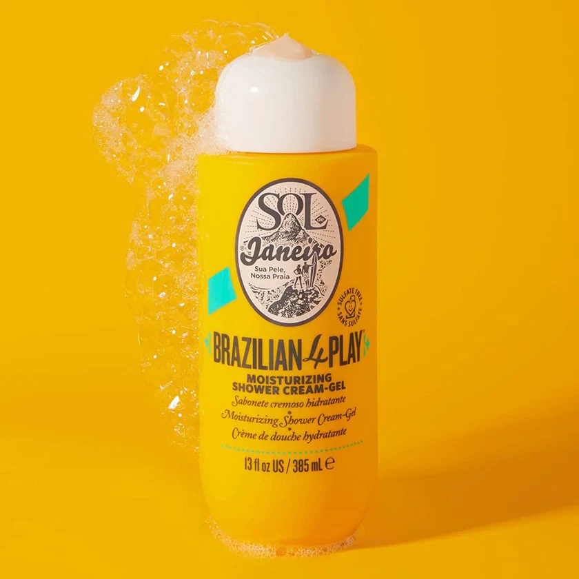 Sol de Janeiro Brazilian 4 Play Moisturizing Shower Cream-Gel Size: 13 oz/ 385 mL
