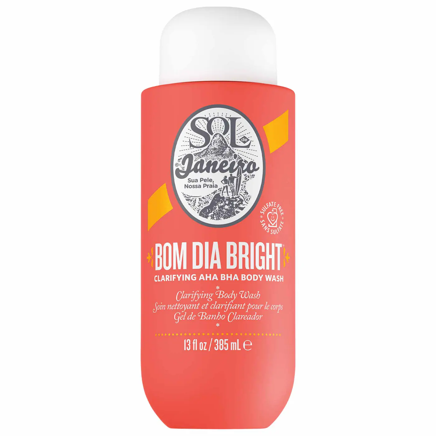 Sol de Janeiro Bom Dia Bright™️ Clarifying AHA BHA Body Wash Size: 13 oz / 385 mL