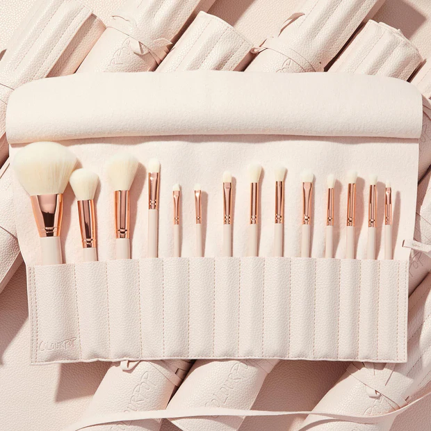 Colourpop Face & Eye Brush Set Ultimate Brush Roll