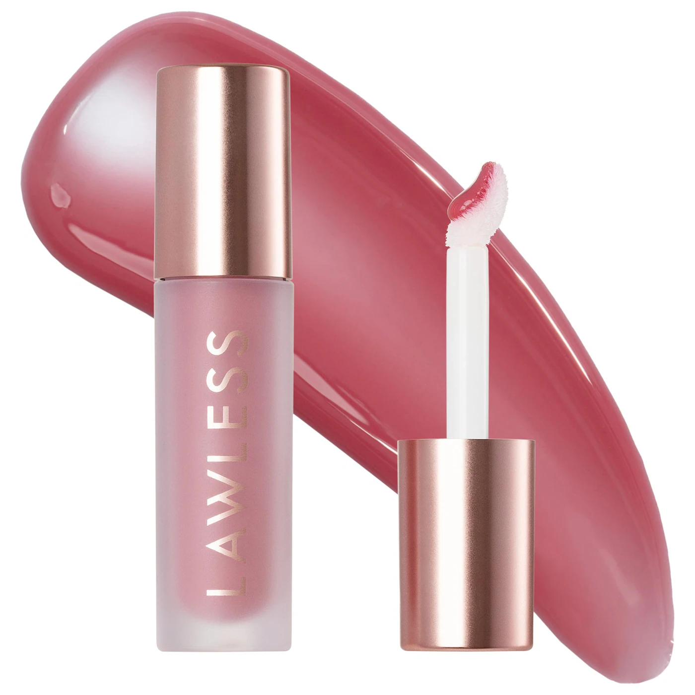 LAWLESS  Forget The Filler Lip Plumper Line Smoothing Gloss Color: Velvet