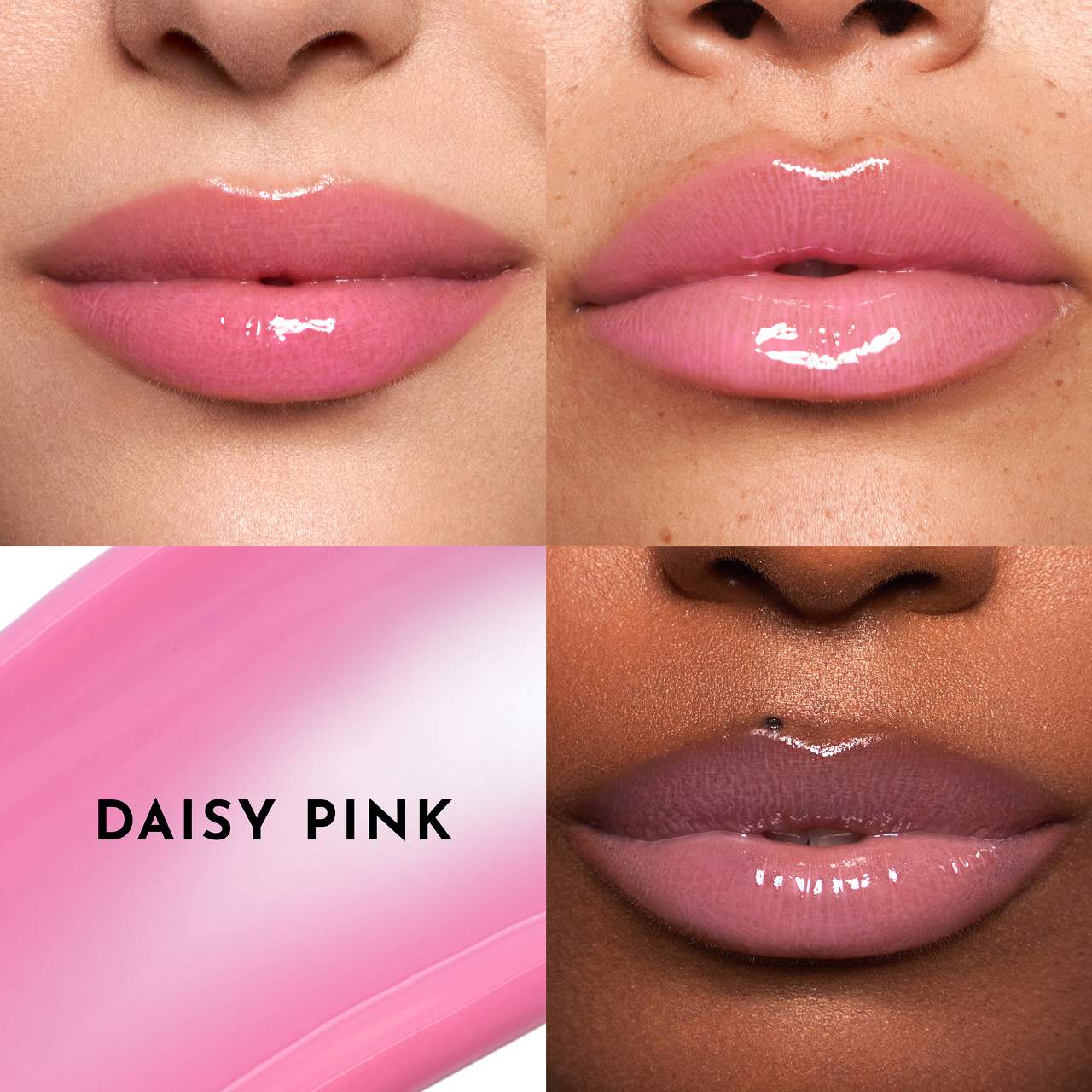 LAWLESS  Forget The Filler Lip Plumper Line Smoothing Gloss Color: Daisy Pink 