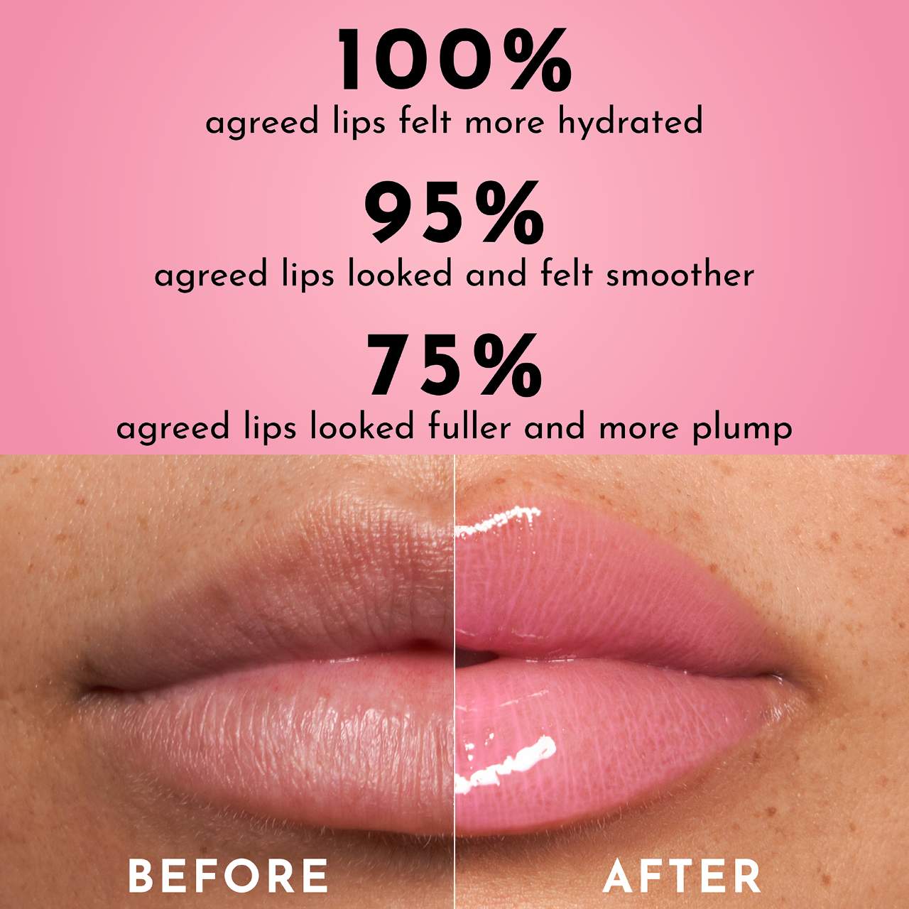LAWLESS  Forget The Filler Lip Plumper Line Smoothing Gloss Color: Daisy Pink 